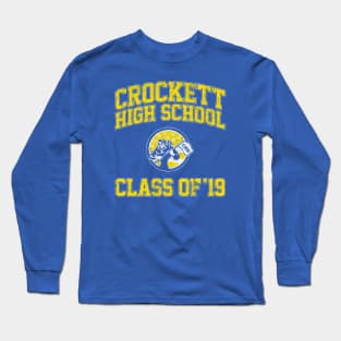 Crockett High School Class of 19 (Booksmart) Long Sleeve T-Shirt